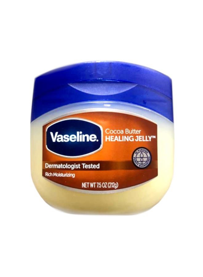Vaseline Rich Conditioning Petroleum Jelly, Cocoa Butter 7.5 oz (Pack of 10) - Image 1